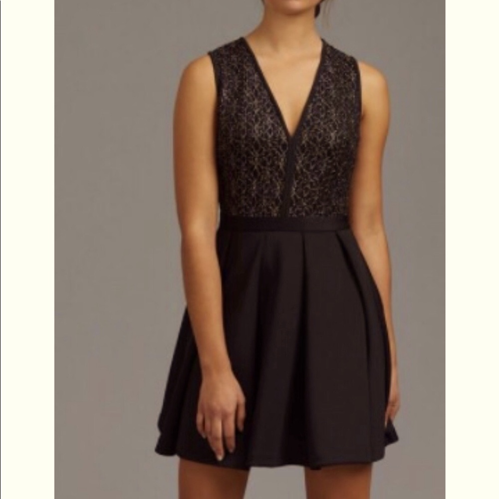 Black Dynamite Metallic Dress